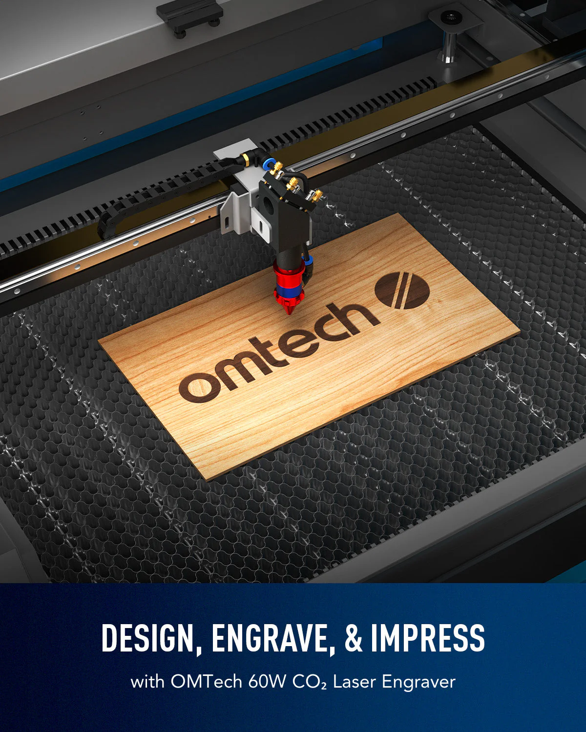 Pre-Owned AF2028-60 - 60W CO2 Laser Engraver Cutting Machine with 20” x 28” Working Area and Auto Focus - Image 5