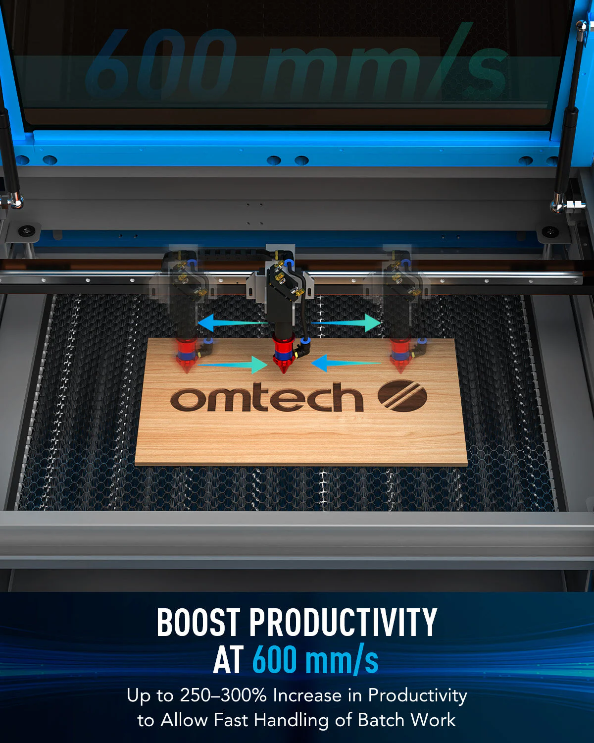 Pre-Owned AF2028-60 - 60W CO2 Laser Engraver Cutting Machine with 20” x 28” Working Area and Auto Focus - Image 6