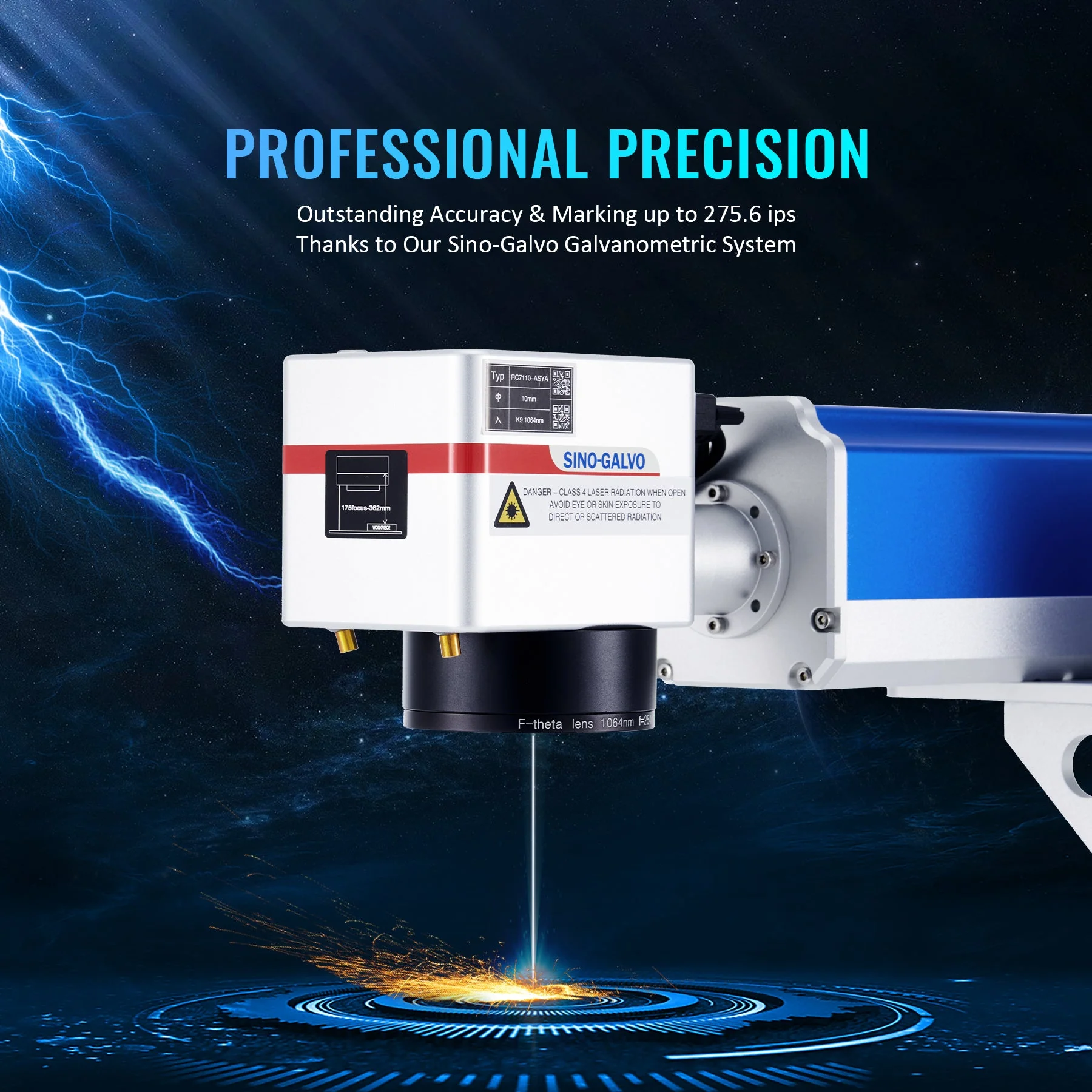 Pre-Owned FM7979-50S - 50W Split Fiber Laser Marker Engraving Machine with 7.9” x 7.9” Working Area - Image 4