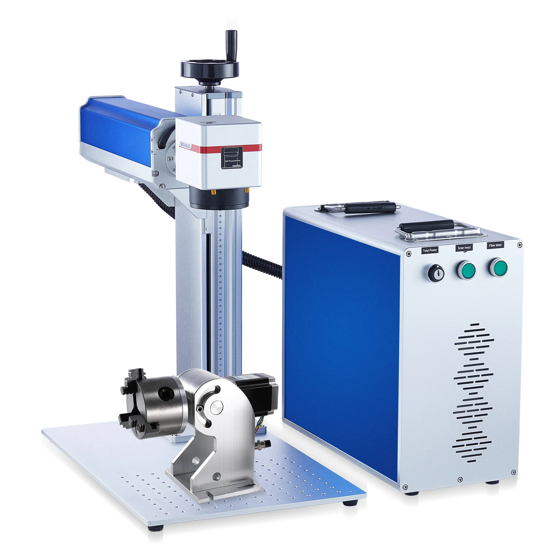 Pre-Owned Galvo Fiber 20 - 20W Split Fiber Laser Marker Engraving Machine with 4.3''x 4.3'' Working Area - Image 8