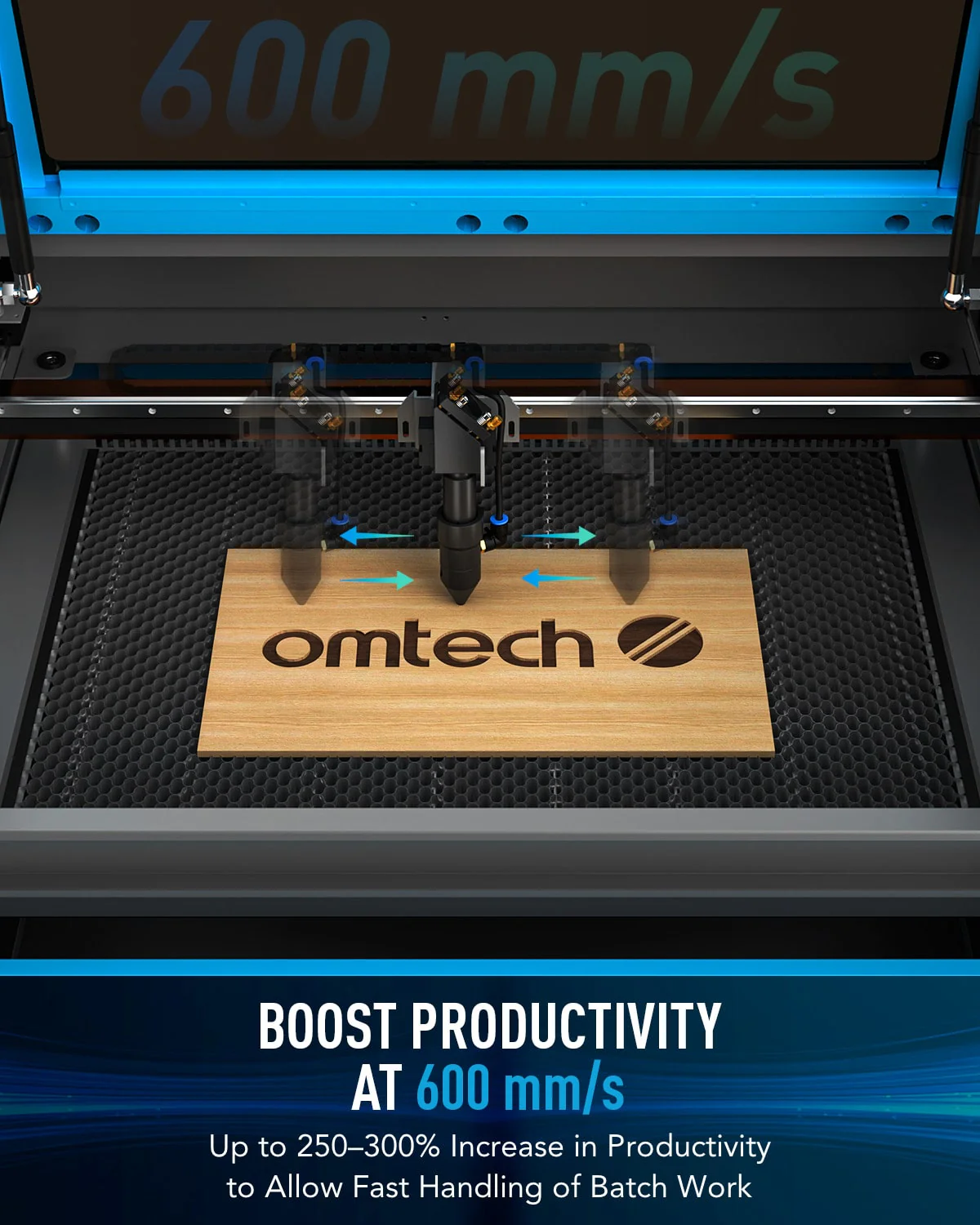 Pre-Owned MF1624-60 - 60W CO2 Laser Engraver Cutting Machine with 16” x 24” Working Area - Image 5