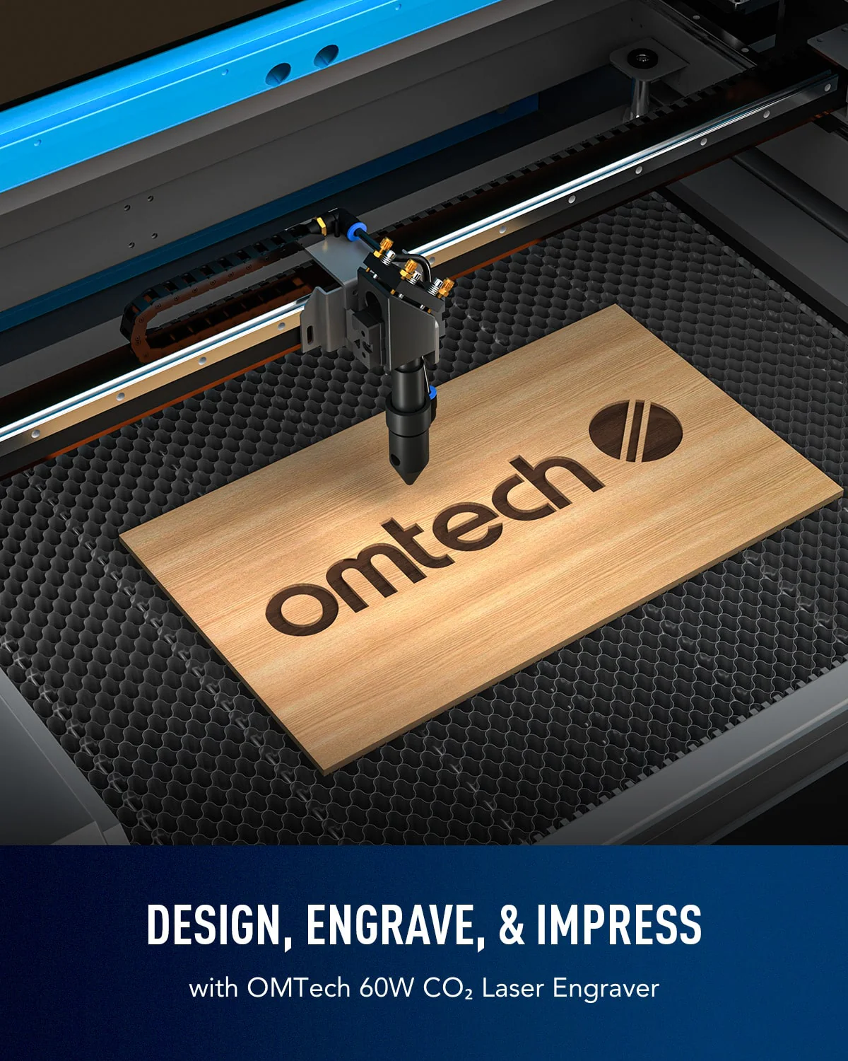 Pre-Owned MF1624-60 - 60W CO2 Laser Engraver Cutting Machine with 16” x 24” Working Area - Image 7