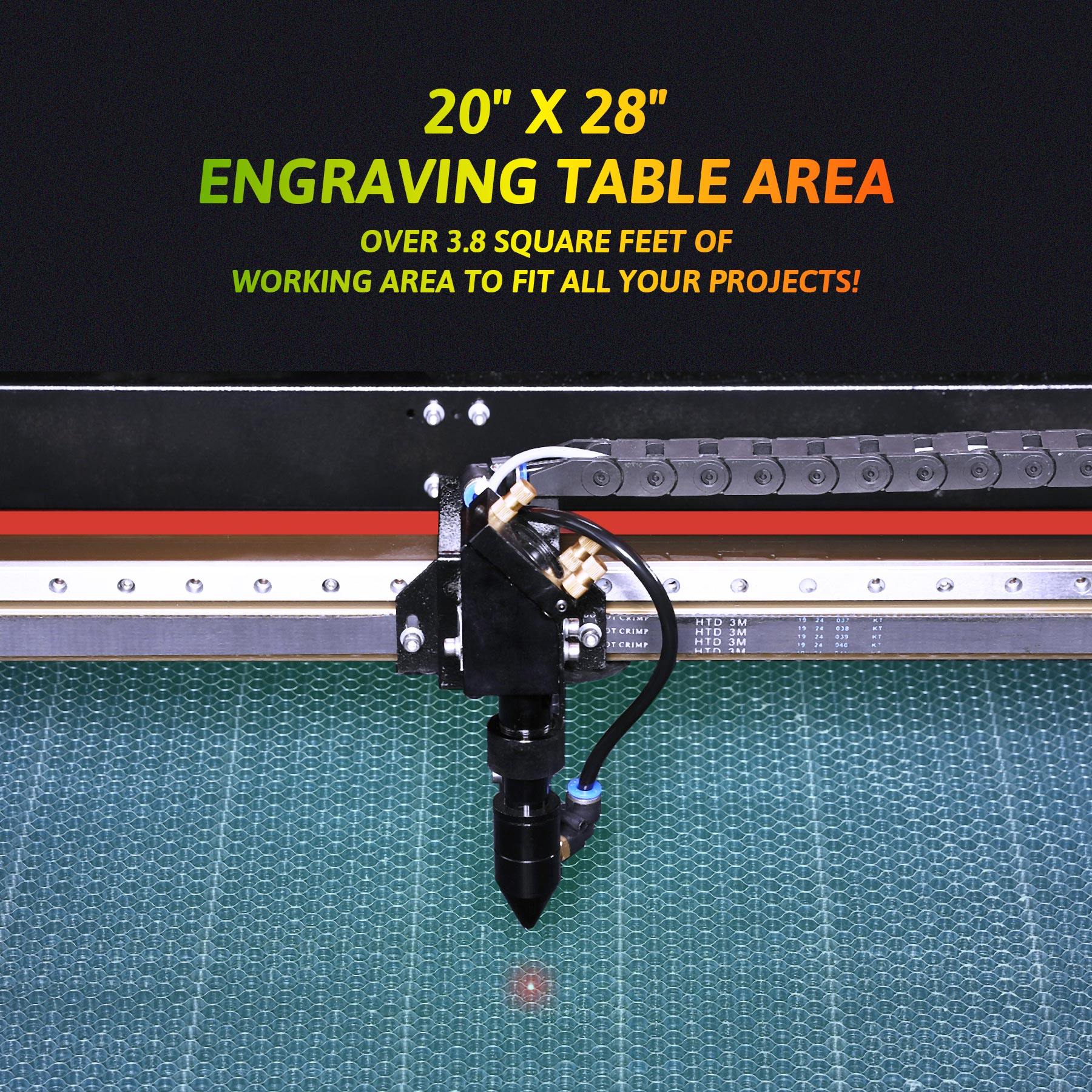 Pre-Owned MF2028-100 - 100W CO2 Laser Engraver Cutting Machine with 20” x 28” Working Area - Image 3