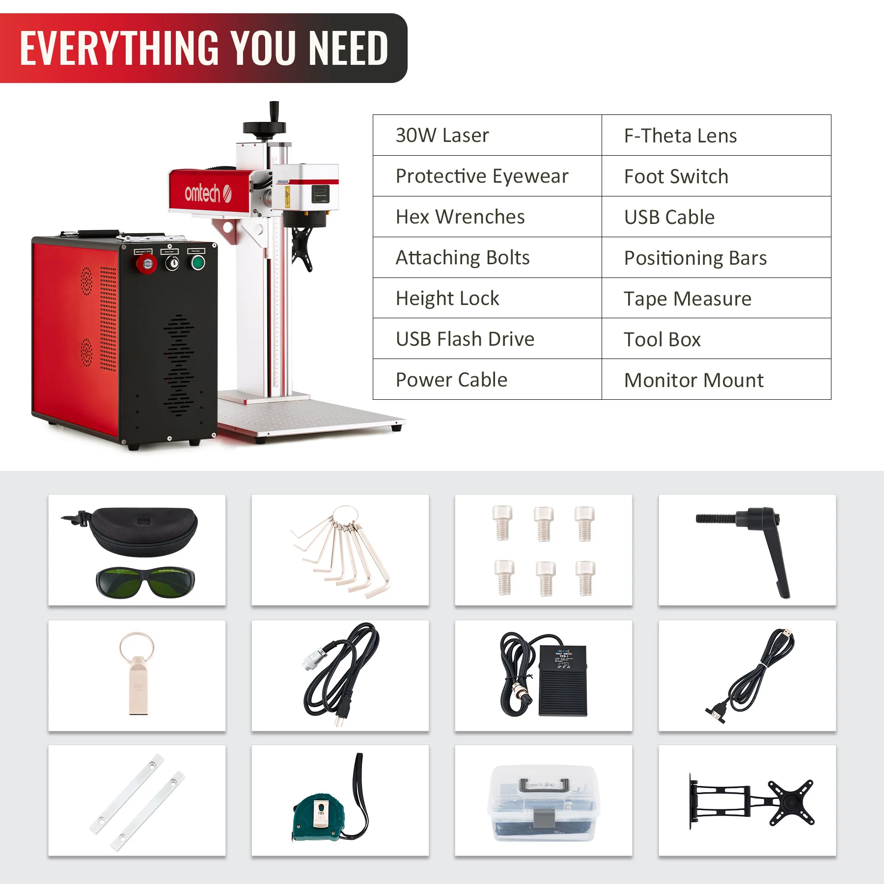Pre-Owned MP6969-30 - 30W MOPA FIBER LASER MARKING ENGRAVING MACHINE WITH 6.9” X 6.9” WORKING AREA - Image 6