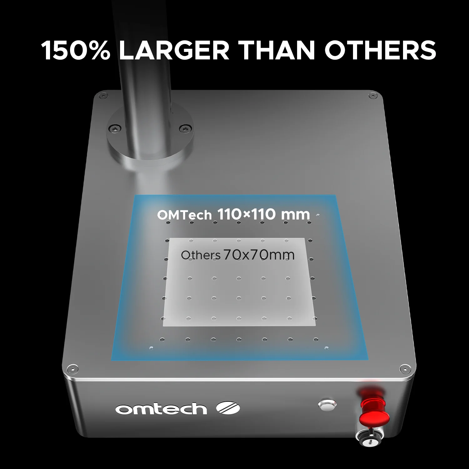 Pre-Owned OMTech Galvo 30W Compact and Integrated Fiber Metal Engraving Machine with 5.9" x 5.9" Working Area - Image 14