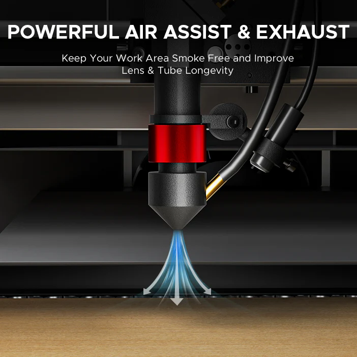 Pre-Owned OMTech K40+ 40W CO₂ Laser Engraver – 8"×12" Desktop Laser Cutter - Image 11