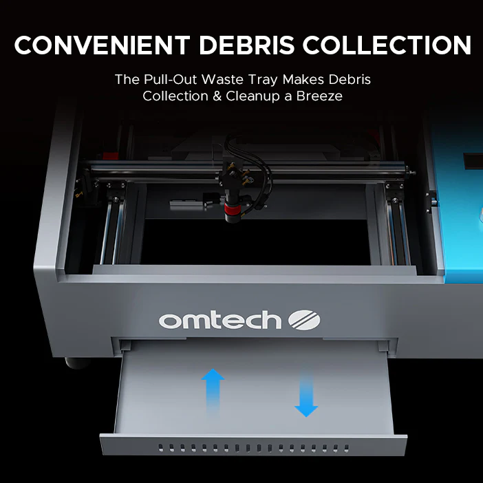 Pre-Owned OMTech K40+ 40W CO₂ Laser Engraver – 8"×12" Desktop Laser Cutter - Image 14