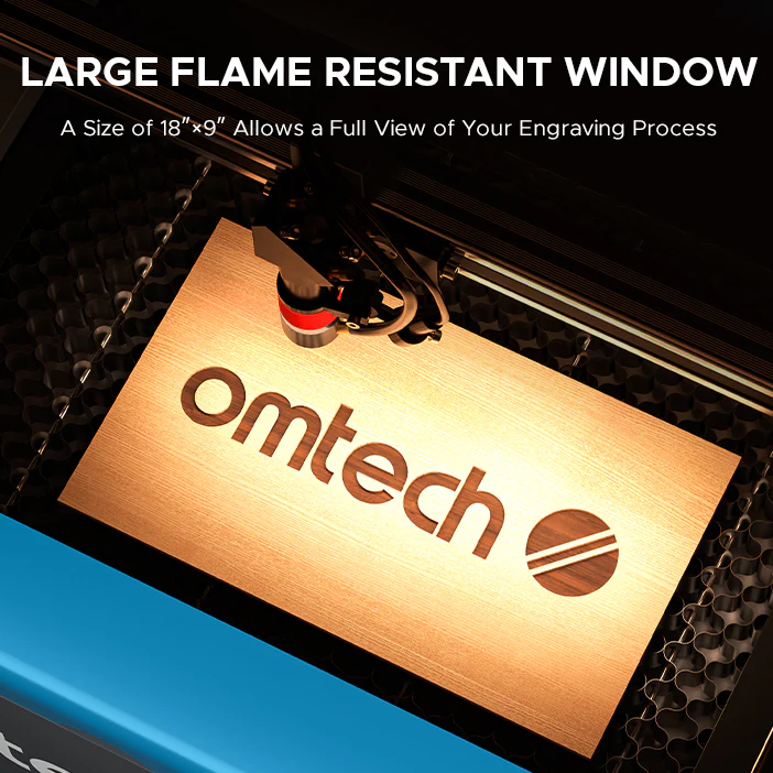 Pre-Owned OMTech K40+ 40W CO₂ Laser Engraver – 8"×12" Desktop Laser Cutter - Image 15