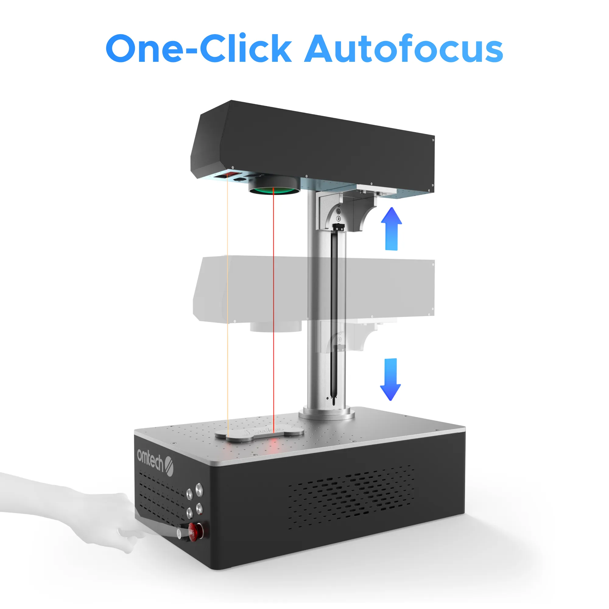 Pre-Owned OMTech Galvo 50W Autofocus Fiber Laser Marking Machine - Image 10