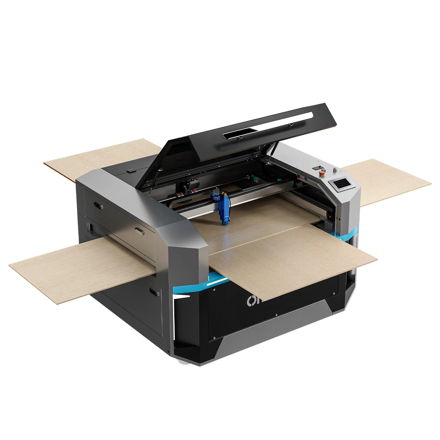 Pre-Owned OMTECH PRO 3655, 130W CO2 Laser Engraver and Cutter With Autofocus and Built-in Water Chiller - Image 3