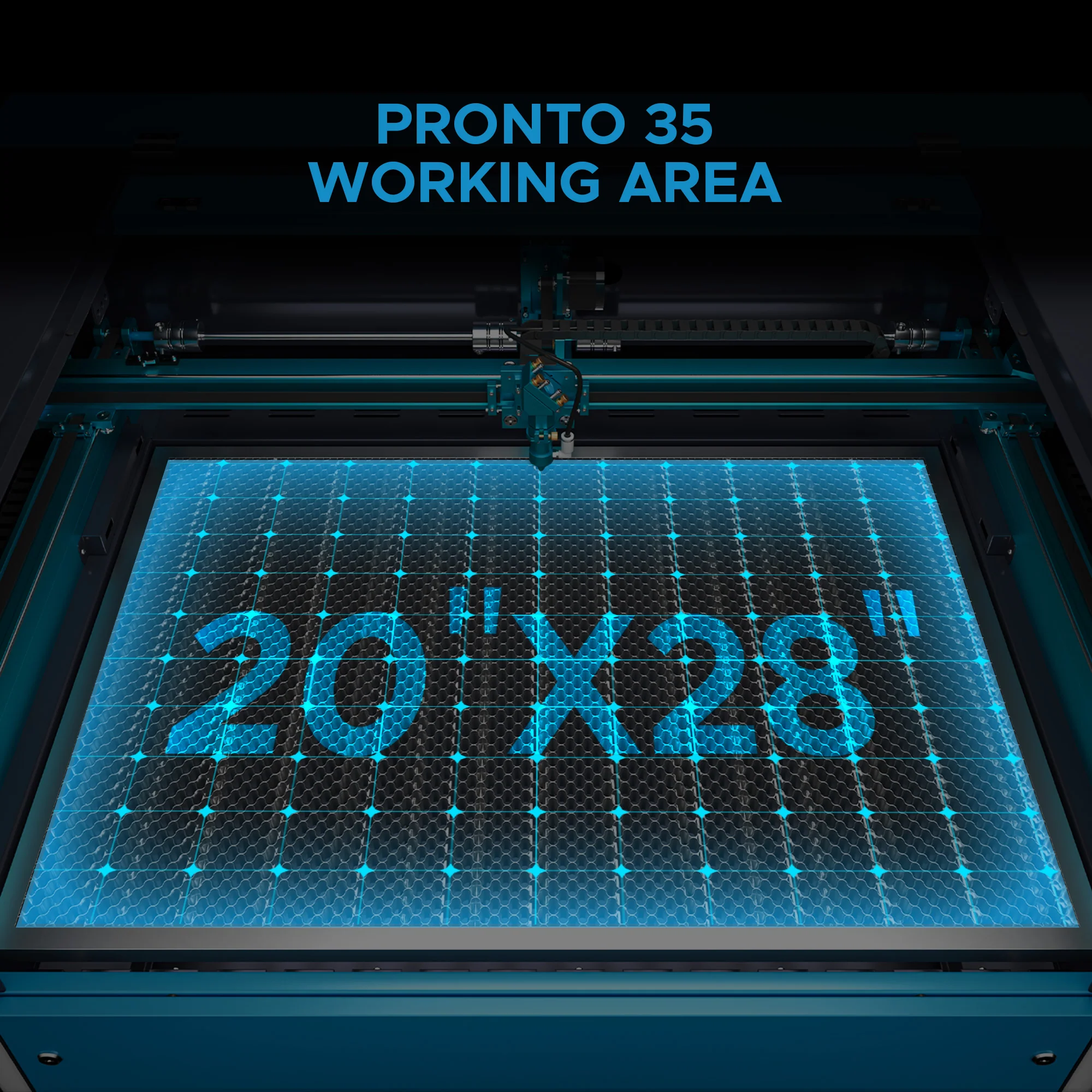 Pre-Owned OMTech Pronto 35 90W CO2 Laser Cutter and Engraver with Autofocus - Image 12