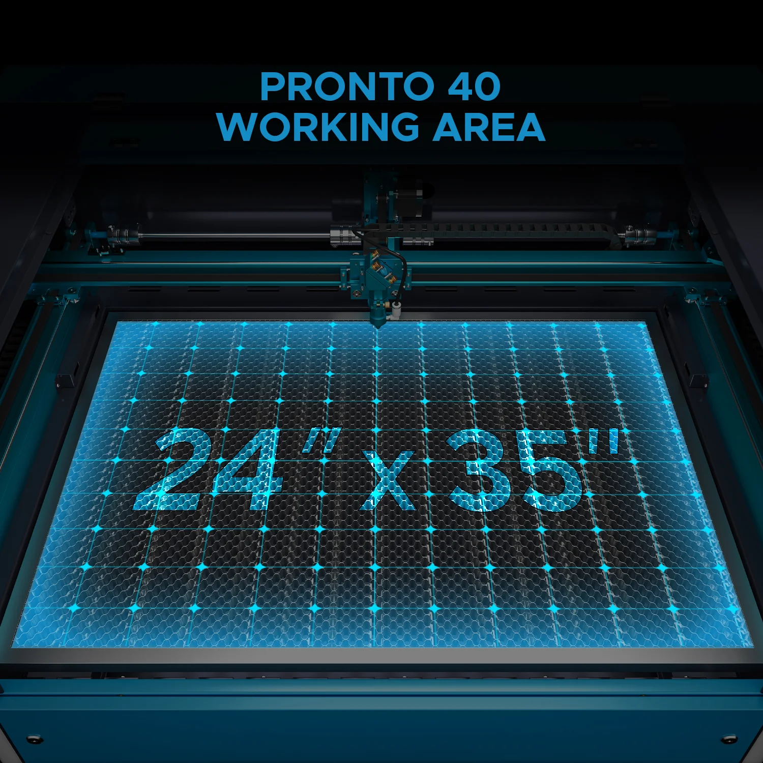 Pre-Owned OMTech Pronto 40 80W CO2 Laser Engraver and Cutter With Autofocus - Upgraded Version - Image 12