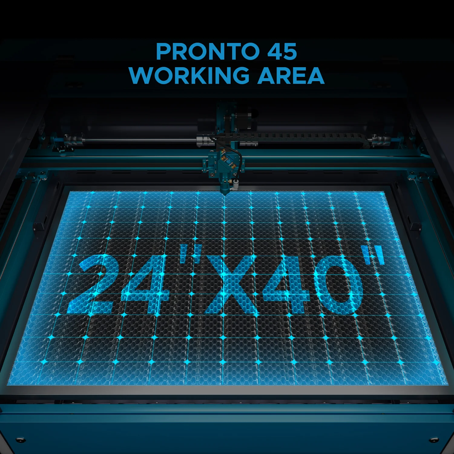 Pre-Owned OMTech Pronto 45 100W CO2 Laser Engraver and Cutter with Autofocus - Image 12