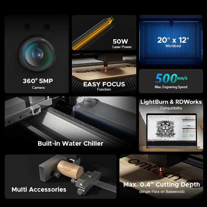 Pre-Owned POLAR 350 50W DESKTOP LASER ENGRAVER - Image 7