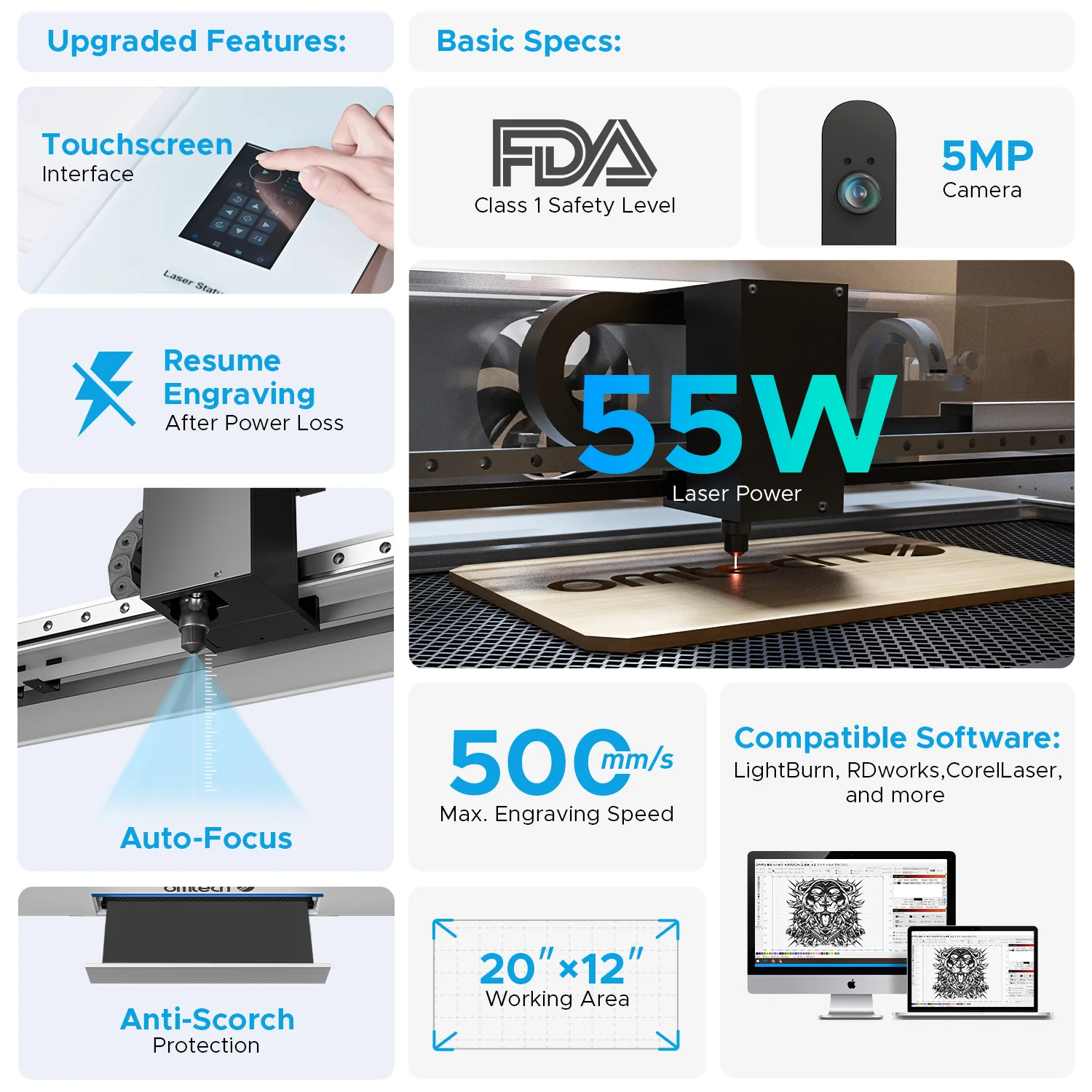 Pre-Owned Polar+ 55W Desktop Laser Engraver - Image 9