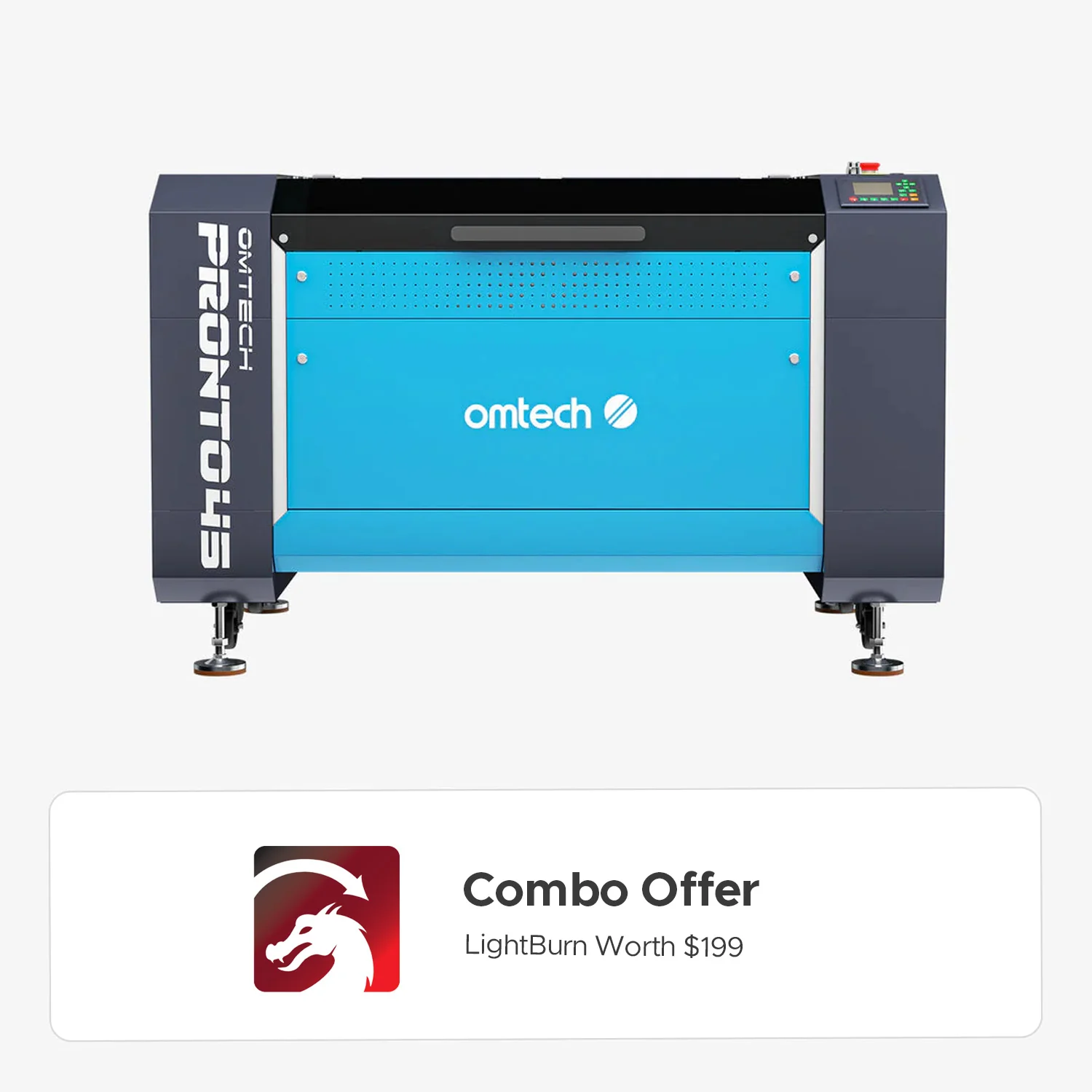 OMTech Pronto 45 100W CO2 Laser Engraver and Cutter with Autofocus - Image 16