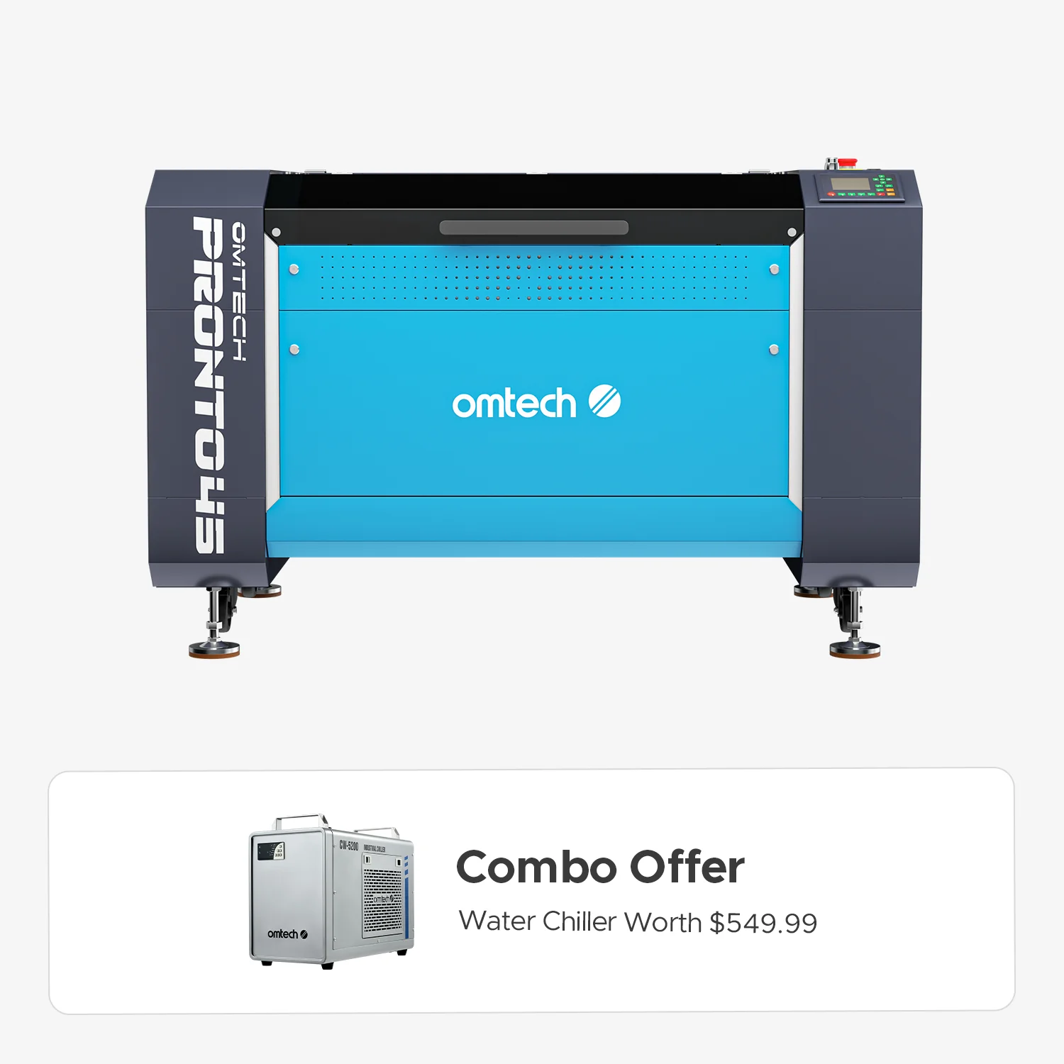 OMTech Pronto 45 100W CO2 Laser Engraver and Cutter with Autofocus - Image 18