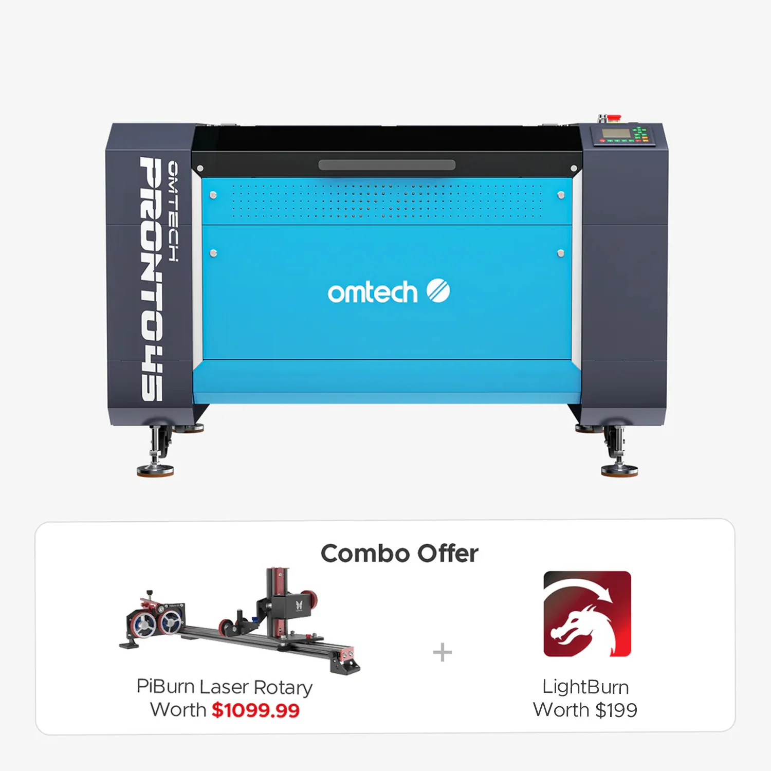 OMTech Pronto 45 100W CO2 Laser Engraver and Cutter with Autofocus - Image 19