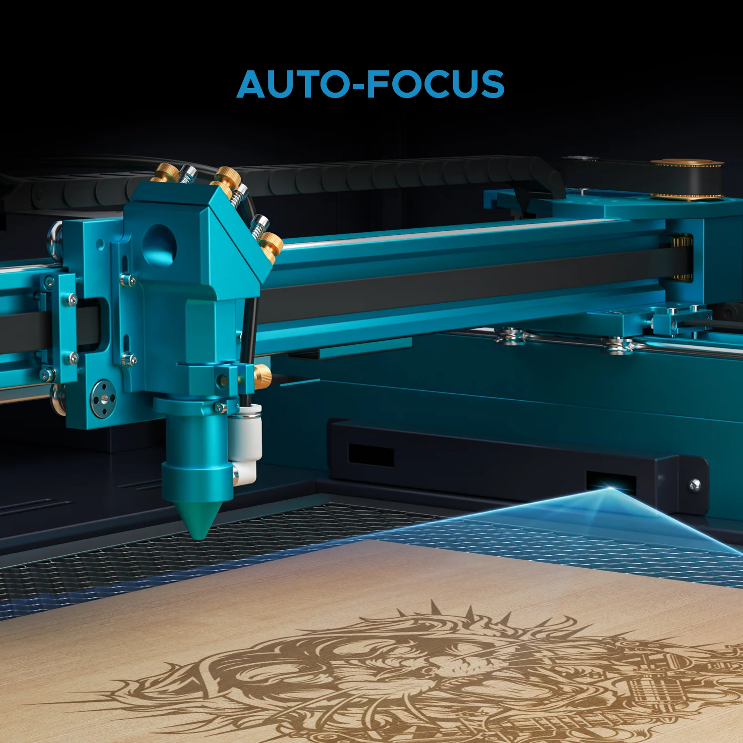 OMTech Pronto 60 130W CO2 Laser Cutter and Engraver with Autofocus - Image 13