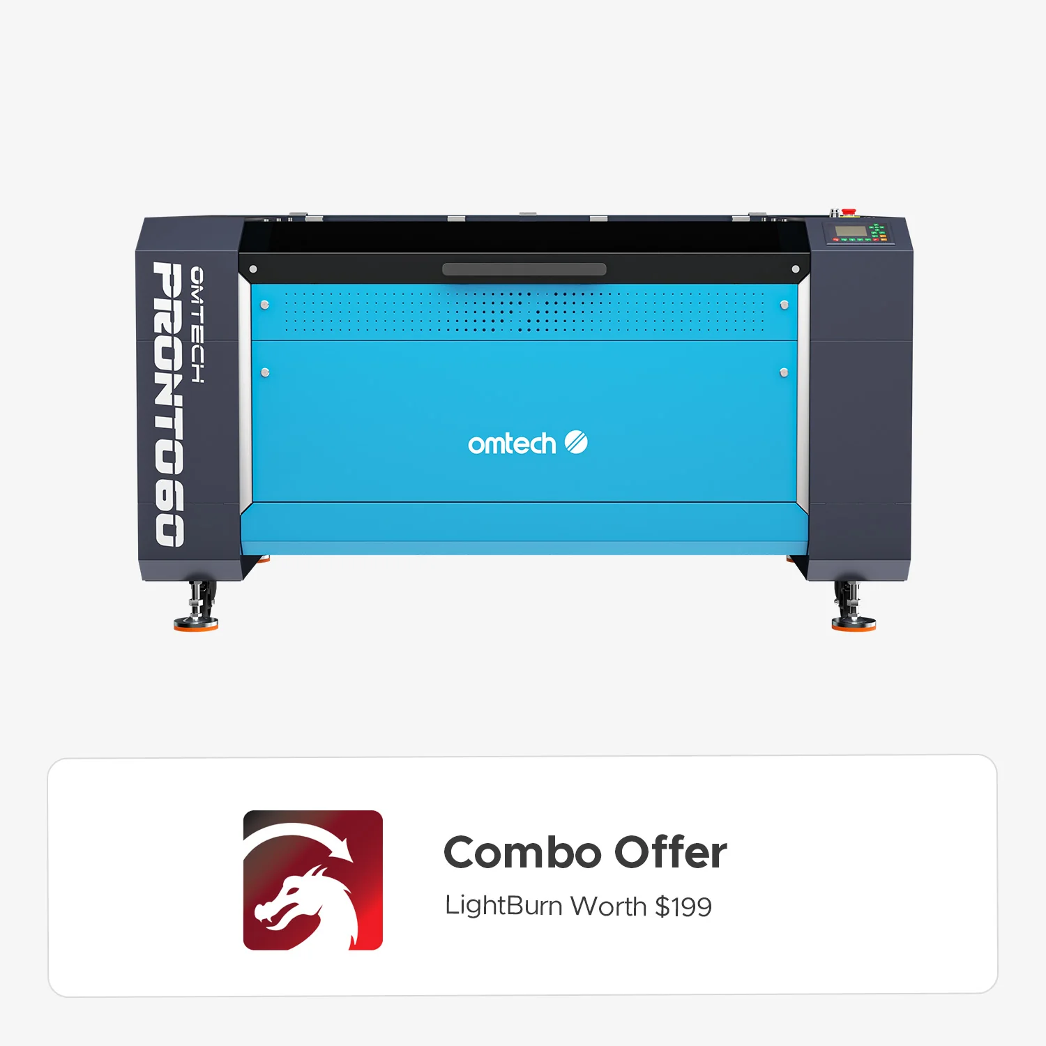 OMTech Pronto 60 130W CO2 Laser Cutter and Engraver with Autofocus - Image 16
