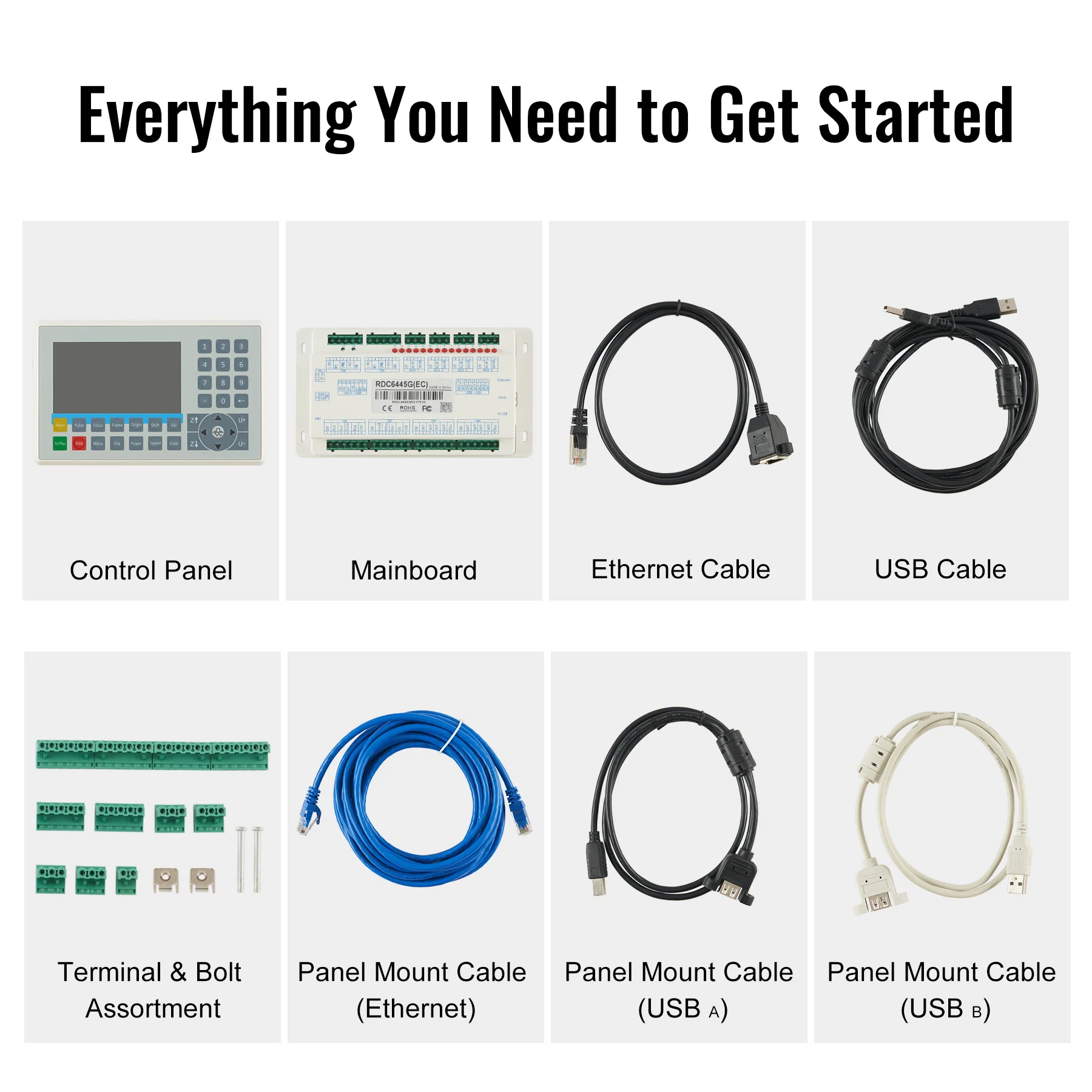 RDC6445S Ruida Replacement Control Panel Kit for CO2 Laser Engraving Machines - Image 6