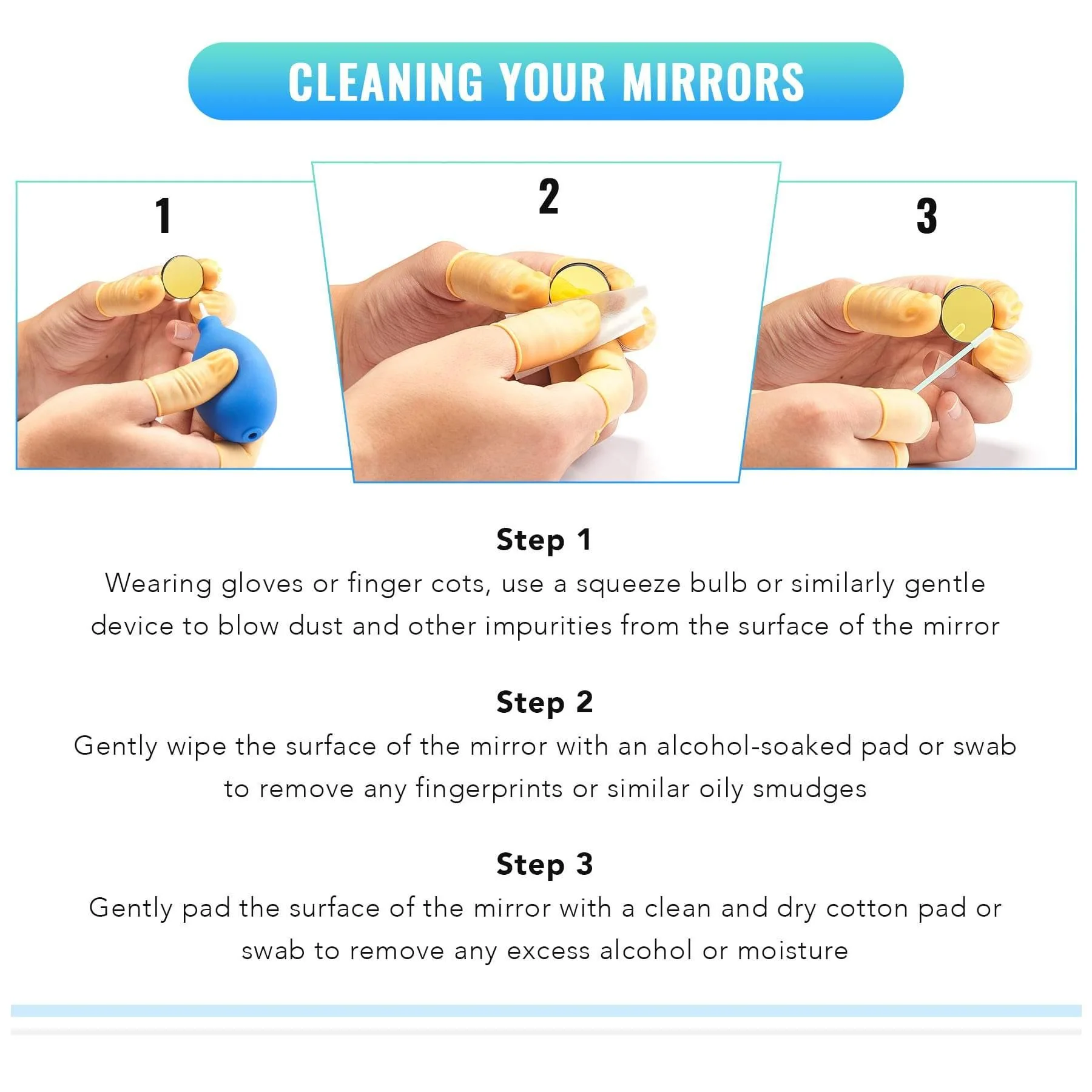 Gold-Coated Silicon Laser Engraving Mirror Set (Exclude the k45+, Polar +, Polar Lite) - Image 4