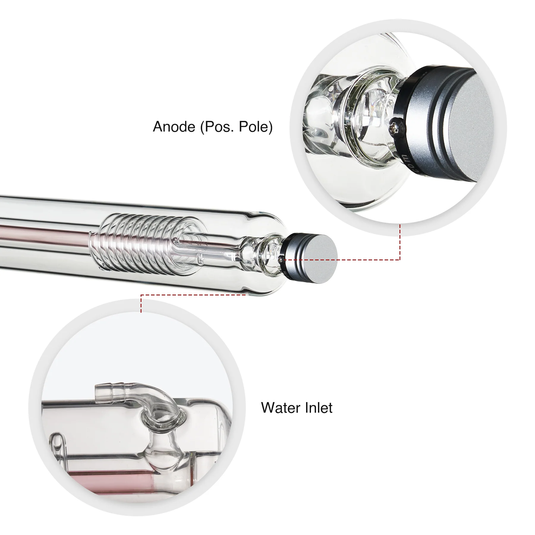 YL H Series H1 70W CO2 Laser Tube - Image 5